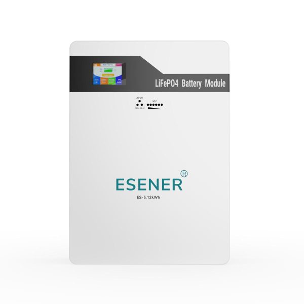 ESENER Wall Mount Lithium Battery 5.12kWh 51.2V 100Ah